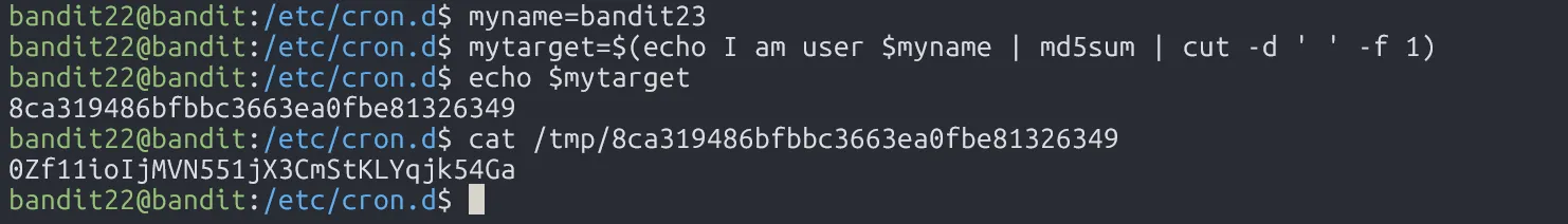 bandit22-solution