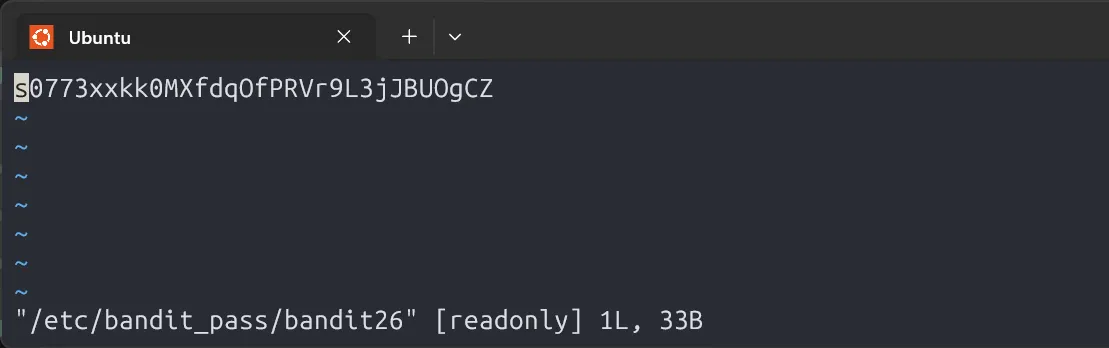 bandit25-solution3