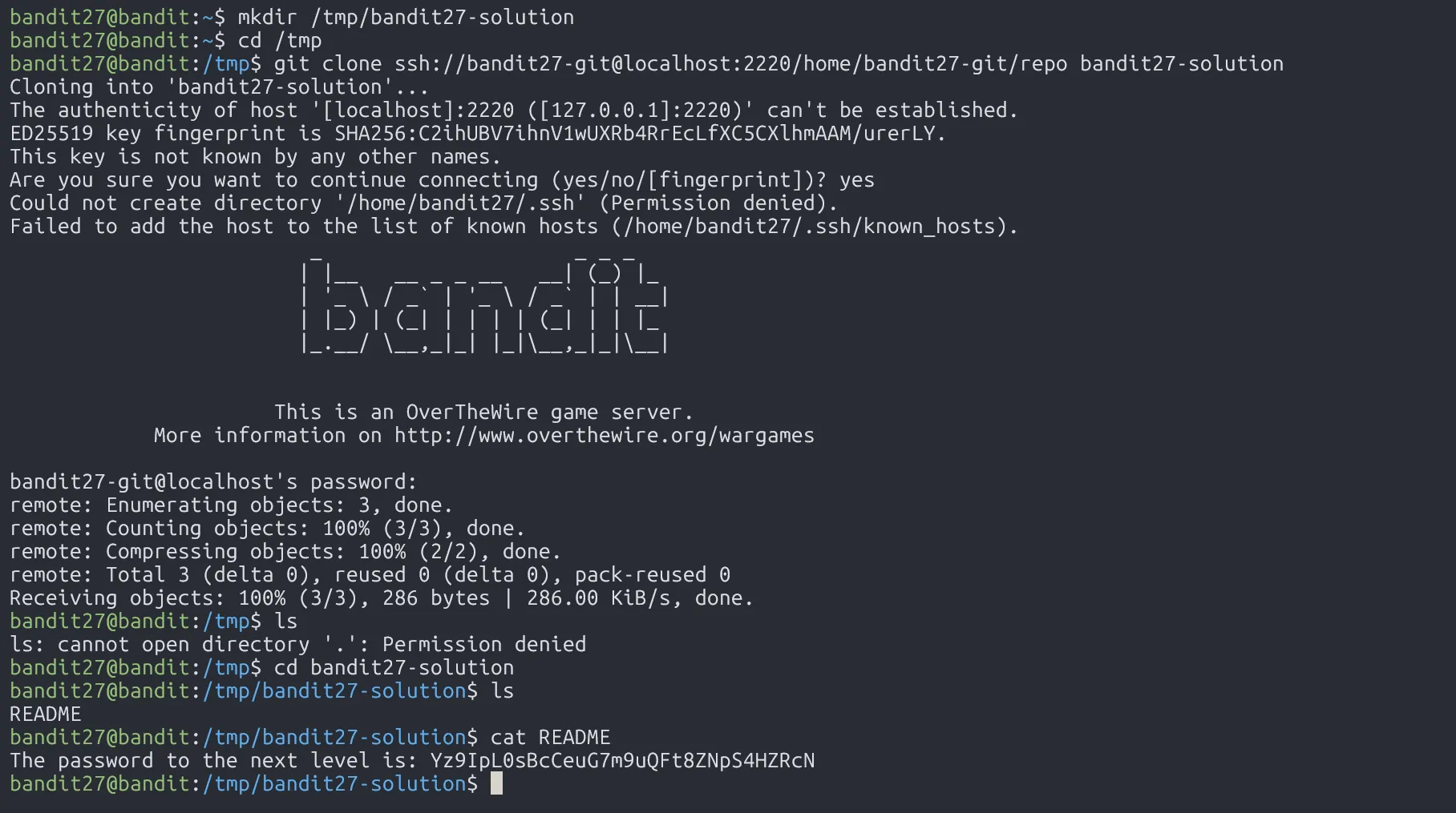 bandit27-solution